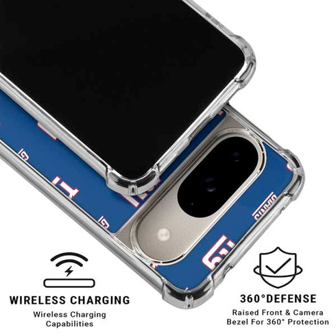 NFL New York Giants Blitz Series Google Pixel 10 Clear Case